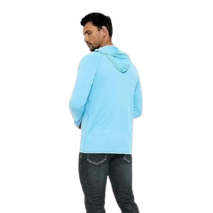 Camiseta de Protección Solar UPF 50+ con Capucha, Personalizada, Transpirable, de Secado Rápido, Manga Larga, para Surf y Natación, para Hombre - Product Image 1