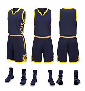 Ensemble de maillots de basket-ball au design tendance, uniforme d'équipe en sublimation, vêtements d'entraînement en mesh, ensembles d'uniformes de basket-ball pour hommes, vêtements de sport pour hommes - Product Image 4