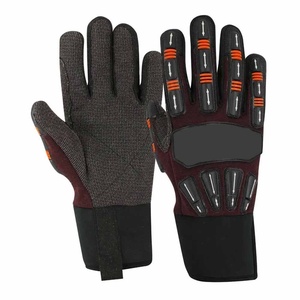 Gants de mécanicien en cuir synthétique Amara de haute performance, résistants à l'abrasion, à la chaleur et antistatiques, pour la protection des mains lors du travail - Product Image 2