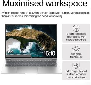 Nouvel ordinateur portable professionnel ProBook 460 G11 AI (16 pouces, 1920x1200, anti-reflet, Intel 12 cœurs Ultra 5 125U, I7-1355U, 16 Go de RAM DDR5, 512 Go de SSD) - Product Image 2