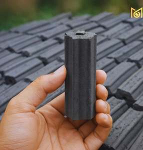 Briquetas de Carbón de Madera Hexagonales Ecológicas, Sin Humo, de Larga Duración, Combustible para Barbacoa de Alto Valor Calorífico, Precio de Oferta, Exportador - Product Image 3