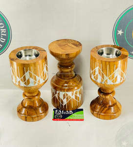 Quemador árabe Mabkhara Bakhoor de primera calidad hecho a mano de madera y diseño de nácar quemador de incienso para Oud por FWE - Product Image 6