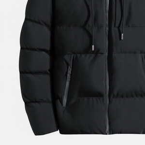 Men's Premium Lightweight Hooded Puffer Jacket Water Resistant <b>Quilted</b> <b>Winter</b> Down Coat for Outdoor Sports and Casual Wear - Product Image 3