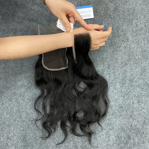 Oferta 2026: Cabello Vietnamita Virgen con Cierre Invisible HD Suizo 2x6 5x5, Extensiones de Cabello Humano con Parte Libre sin Bordes y Nudo Único - Product Image 3