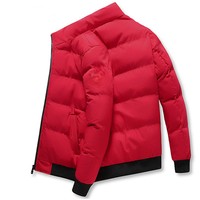 Blouson bomber streetwear à capuche en toile personnalisable et rembourré pour l'hiver, idéal pour les acheteurs en gros