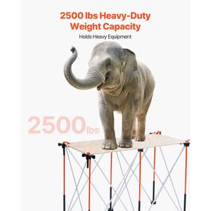 Cavalletto pieghevole portatile 4.16 X 2.18ft con capacità 2500lbs - Product Image 2