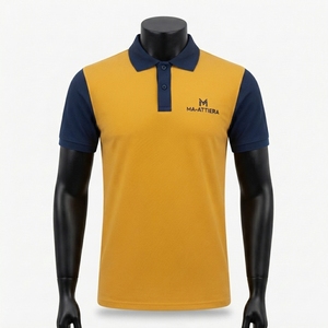 Polo Personalizado para Hombre con Bloques de Color, Ropa Deportiva, Manga Corta, Polo de Golf, Fabricante y Proveedor al por Mayor, Estilo OEM ODM - Product Image 1