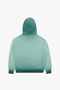 Sudadera con capucha de color liso descolorido por el sol, de alto demanda, de 420 g/m², de dos tonos, teñida lisa, estilo streetwear, de peso pesado, con efecto lavado a la piedra. - Product Image 6