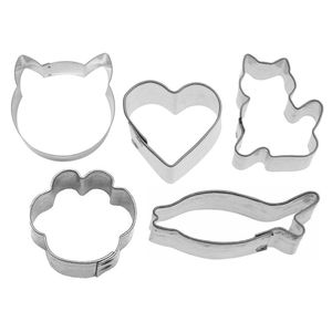 Small Stainless Steel Flower & Leaf <b>Cookie</b> Cutter Set Fondant Biscuit Cutter Cake Molds DIY <b>Tools</b> - Product Image 3