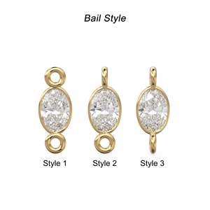 Ethiopian Opal 18k Solid Gold <b>Spacer</b> Connector / Handmade Bracelet Finding / Necklace Gold Findings / Fire Gemstone 4x6MM - Product Image 4