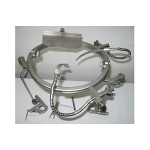 Surgical Cranial Head Fixation Skull <b>Clamp</b> Set with Adjustable Positioning Arm and Secure <b>Table</b> Mount for Operating Room - Product Image 6