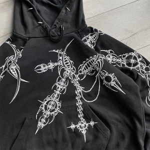 Sudadera con Capucha Estampada para Hombre, Estilo Urbano, 2026 |   Sudadera con Serigrafía Personalizada |   Suéter de Moda Premium OEM - Product Image 3