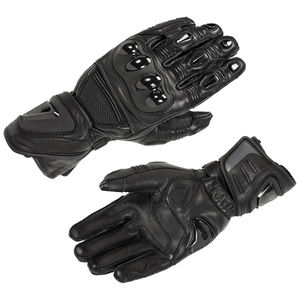 Gants de moto d'hiver en cuir à écran tactile, coupe-vent, armure en fibre de carbone, respirants, paume renforcée, résistants à l'usure, pour les doigts entiers - Product Image 1