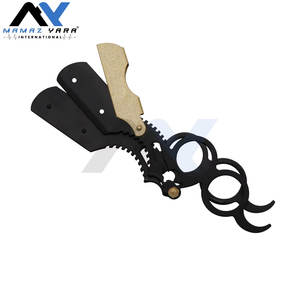 Navaja de afeitar de cuchilla única recta Ring Razors para hombres, profesional, tipo Cut Throat, herramienta de aseo para uso en salón y hogar - Product Image 6