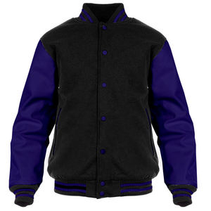 Chaqueta Varsity Clásica de Nylon Resistente al Viento para Hombre, Precio Económico al por Mayor, OEM, Alta Calidad, Tendencia Urbana, Cierre de un Solo Botón - Product Image 5