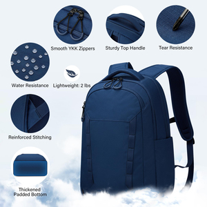 All Purpose Backpack Lightweight With Water Bottle Pocket Spacious Travel Comfortable Shoulder Straps For Daily Use And School - Product Image 2
