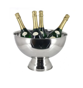 Bol à vin en acier inoxydable, bol à champagne, nouveau design pour hôtels, prix de gros, bol à glace en acier - Product Image 3