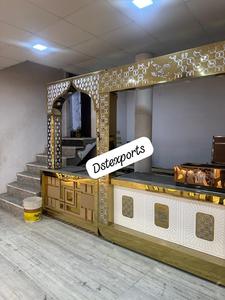 ผู้ผลิตเคาน์เตอร์อาหารและหลังคาสำหรับงานแต่งงานแบบอินเดียสไตล์ปัญจาบ ทำจากสแตนเลสสตีลน้ำหนักเบา ตกแต่งงานแต่งงานแบบอินเดีย พร้อมร้านขายอาหาร - Product Image 4