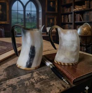 Llavero de Lujo con Diseño Vikingo, Ecológico, a Prueba de Fugas, en Forma de Cuerno Pequeño, Coleccionable, para Camping, a Precio Económico - Product Image 1