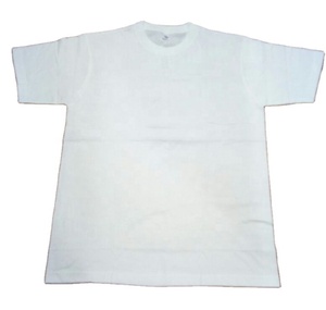 Pedido urgente 160 gramos 180gsm 100% algodón blanco camiseta en blanco para transferencia de calor DTG vinilo descarga serigrafía hombres camiseta - Product Image 6