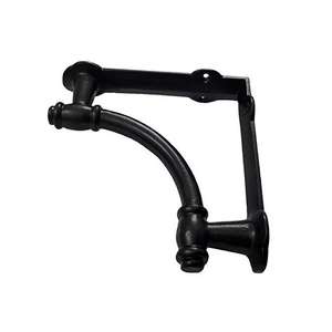 Nazarite Decorative Cast Iron Shelf Brackets Matte Black Heavy Duty - Product Image 1