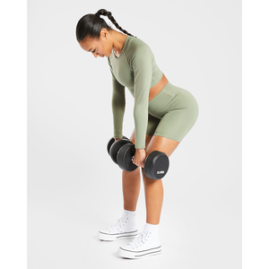 2026 New Arrival Custom Seamless <b>Long</b> <b>Sleeve</b> Women <b>Gym</b> Crop <b>Top</b> Hotsale Breathable Fitness Athletic Activewear Wholesale - Product Image 4