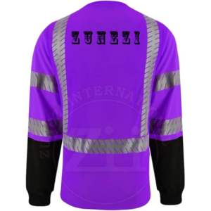 Sudadera de Seguridad Reflectante ANSI Clase 1 con Logotipo Personalizado, Forro Polar Ligero, Luz LED Intermitente e Impermeable para Hombre y Mujer - Product Image 6