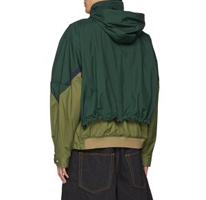 Veste coupe-vent Anorak légère personnalisée pour hommes, panneaux coupés et cousus, grande taille 100%, doublure en maille de polyester, veste coupe-vent - Product Image 2