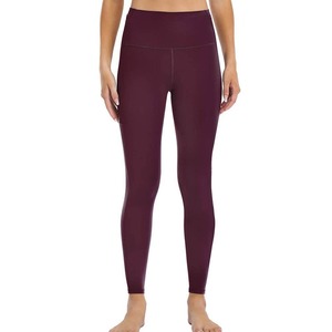 Leggings de yoga personnalisés pour femmes en gros FLY HUMBLE SPORTSWEAR Spandex/Polyester 230gsm Double brossé Soie de lait Prix bas - Product Image 5