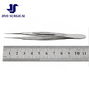 Jiyo Surgical Co. CE Quality Osher Fixation Forceps MP-4560 4 1/8 Inches Wide Serrated Flat Handle Delicate Surgical Instrument - Product Image 5