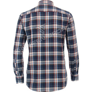 เสื้อเชิ้ตแฟลนเนลผ้าทอลายสก็อตหลากสีสำหรับผู้ชาย รุ่นใหม่ สไตล์สตรีทแวร์ รับผลิตตามแบบ OEM คุณภาพเยี่ยม - Product Image 4