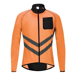 เสื้อแจ็คเก็ตจักรยานสะท้อนแสง แห้งเร็ว กันลม ผู้ผลิตชุดกีฬาตามสั่ง - Product Image 1