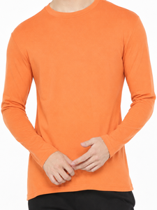 เสื้อยืดคอกลมแขนยาวผู้ชาย สีตามสั่ง ทรงปกติ ผ้าฟลีซถักเนื้อผ้าฝ้าย แห้งเร็ว ระบายอากาศดี เหมาะสำหรับฤดูร้อน - Product Image 2