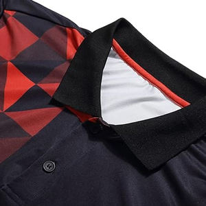 Camiseta Polo de Alta Calidad 100% Algodón para Hombre, Venta al por Mayor, Tallas Grandes, Transpirable, con Estampado Sólido, Estilo Casual - Product Image 4