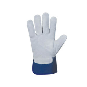 Gants de sécurité en cuir de chèvre de haute qualité, double paume, longs, épais, anti-coupure, antidérapants, résistants à la chaleur, pour le soudage. - Product Image 4