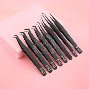 Best Quality 90 Degree Multipurpose Lash Tweezer High Precision Tweezers for Eyelash Artist Lash Tweezers Stainless Steel - Product Image 1