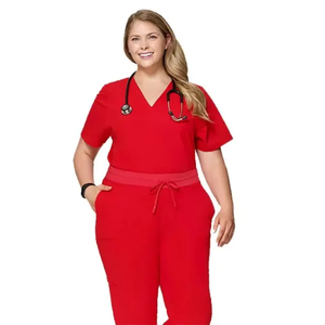 Custom High Quality Women's <b>Scrub</b> Uniform Comfortable Hospital Wear with Soft Spandex Medical <b>Body</b> Suits for Women <b>Scrubs</b> - Product Image 6