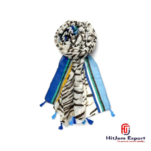 Premium Printed Long <b>Scarf</b> Soft Fabric Head <b>Scarf</b> Custom Branding White Label Low MOQ OEM ODM Custom Textile Manufacturer - Product Image 2