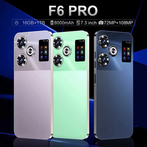 Smartphone Android 5G F6 Pro double SIM, écran 7,3 pouces, processeur 10 cœurs, 16 Go + 1 To, compatible LTE, système d'exploitation en anglais, appareil multifonctionnel - Product Image 5