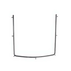 Marco para Dique de Goma Pequeño 4x4 Pulgadas, Soporte para Láminas, Instrumento Dental de Ortodoncia, Acero Inoxidable Alemán, Reutilizable, Autoclavable - Product Image 2