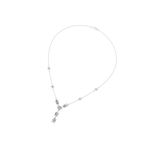 สร้อยคอประดับเพชรรูปตัว Y สำหรับผู้หญิงสินค้าขายดีเครื่องประดับชุบทอง14K 18K ประดับเพชรมรกตทรงกลมทรงรีผลิตในอินเดีย - Product Image 6