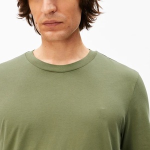 Camiseta de Verano 2026 al por Mayor, de Diseñador, con Logotipo, Moderna, de Manga Corta, 100% Algodón, de Alta Calidad, Holgada, con Hombros Caídos, Estilo Vintage para Hombre - Product Image 3