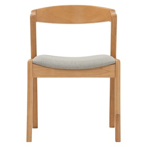 Solid Malaysian Oak Contemporary <b>Dining</b> Chair <b>Armchair</b> Curved Backrest for <b>Dining</b> Room Hospitality <b>Dining</b> Room Home Furniture - Product Image 2