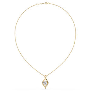 Venta al por mayor: Colgante de diamante de laboratorio redondo brillante de 1.55 ct, estilo único, oro de 10 y 14 quilates, joyería fina ligera, suministro B2B de fábrica. - Product Image 4