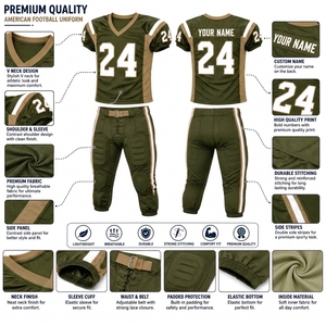 Fabricante Profesional de Uniformes de Fútbol Americano Personalizados OEM ODM - Product Image 6