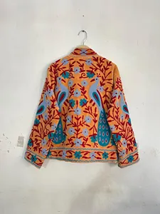 Premium Embroidered <b>Velvet</b> <b>Jacket</b> Statement Animal Motif Design High-Quality Artisanal <b>Women's</b> Outerwear - Product Image 5