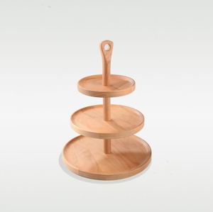 Wooden <b>Cake</b> <b>Stand</b> Best Selling for <b>Cake</b> Decorations & Pastries Cupcake Tray <b>3</b> <b>Tier</b> Decorative Wooden <b>Cake</b> <b>Stand</b> - Product Image 1