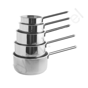 Sartén para salsa con mango de alambre, olla de inducción de acero inoxidable, olla para sopa, recubrimiento de leche - Product Image 1