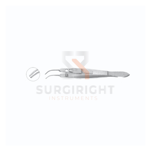 Pinza de Fijación Moody para Diestros, con Bloqueo, 1x2 Dientes, 0.5mm, Acero Inoxidable, Instrumento Oftalmológico para Cirugía Ocular, Certificación CE - Product Image 5