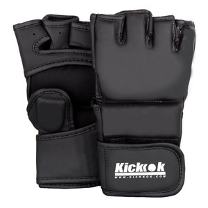 Nouveauté 2026 – Gants de MMA en cuir légers et écologiques pour l'entraînement, personnalisables, service OEM, pour hommes (modèle demi-main) - Product Image 1